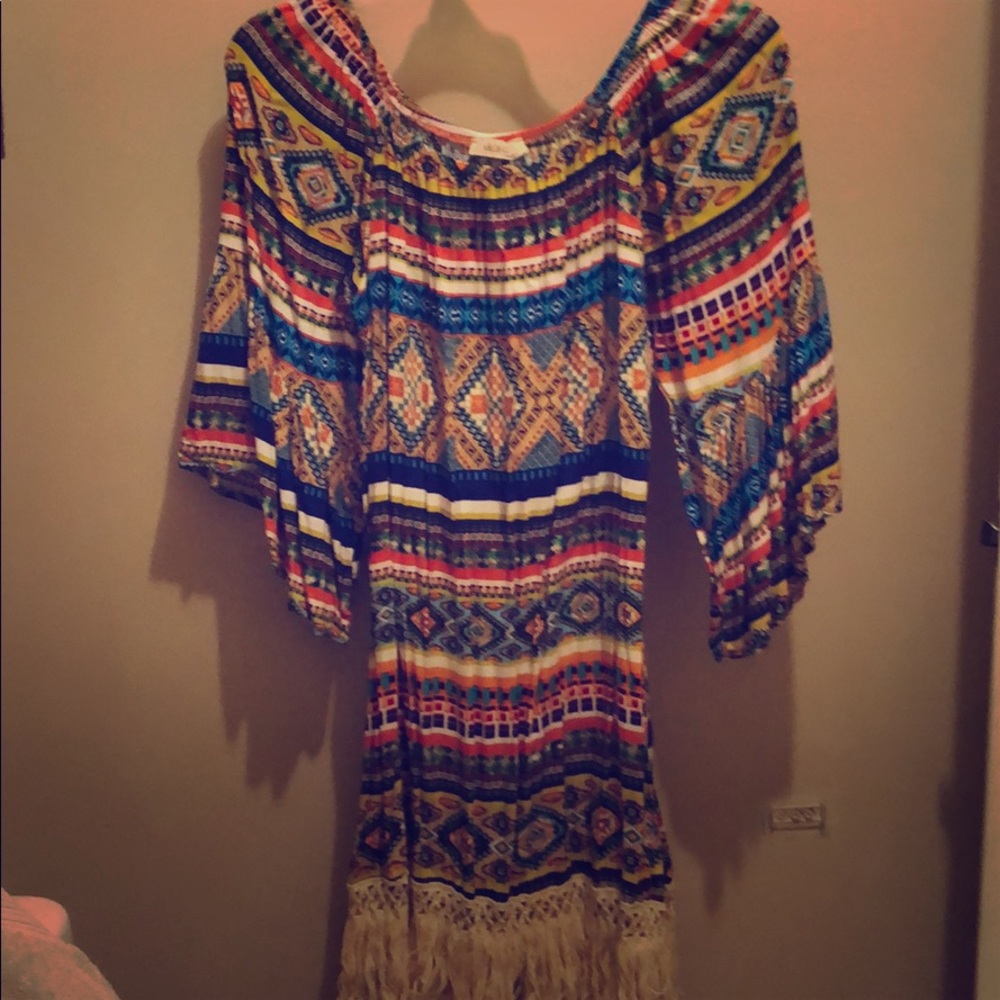 Aztec print dress size small